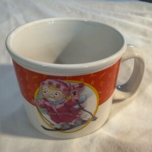 Vintage Collectible Campbell’s Soup Mug Winter Olympics Skier 2002